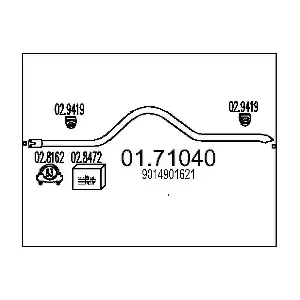 9014901621 MERCEDES-BENZ