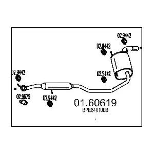 BPE640100B MAZDA