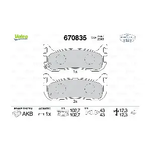 670835 VALEO
