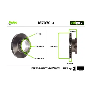 187 070 VALEO