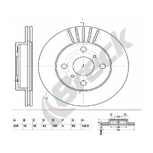 BR 340 VA100 BRECK