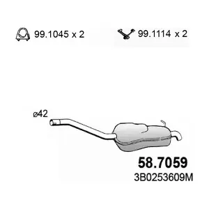 3B0253609AP VW