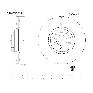 0986T15126 BOSCH