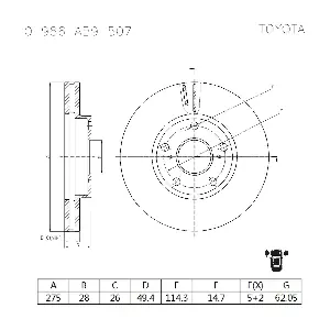 0986AB9507 BOSCH