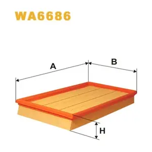 WA6686 WIX FILTERS