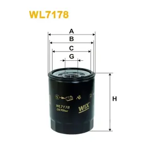 WL7178 WIX FILTERS