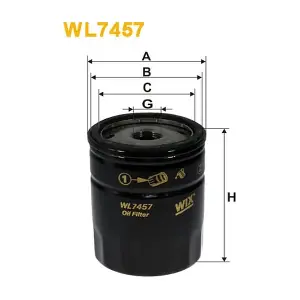 WL7457 WIX FILTERS