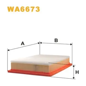 WA6673 WIX FILTERS
