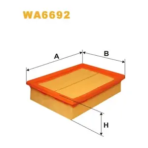 WA6692 WIX FILTERS