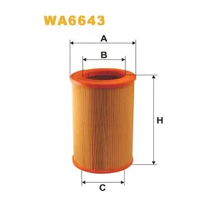 WA6643 WIX FILTERS