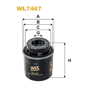 WL7467 WIX FILTERS
