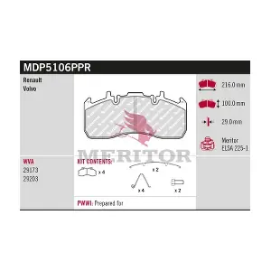 MDP5106PPR MERITOR