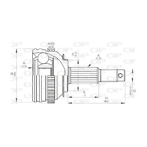 CVJ5447.10 OPEN PARTS
