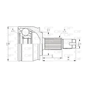 CVJ5708.10 OPEN PARTS
