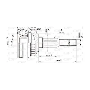 CVJ5048.10 OPEN PARTS