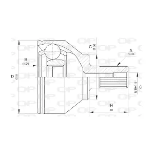 CVJ5623.10 OPEN PARTS