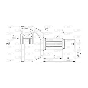 CVJ5638.10 OPEN PARTS