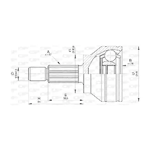 CVJ5804.10 OPEN PARTS