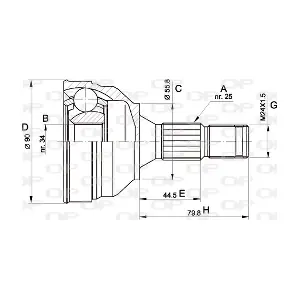 CVJ514110 OPEN PARTS