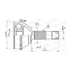 CVJ5131.10 OPEN PARTS