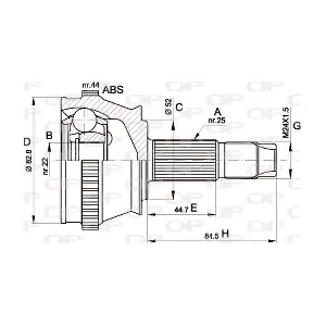 CVJ521010 OPEN PARTS