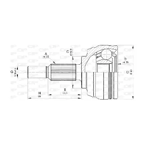 CVJ5801.10 OPEN PARTS