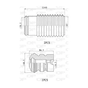 DCK5030.04 OPEN PARTS