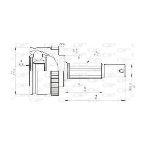 CVJ5197.10 OPEN PARTS