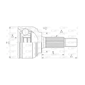CVJ552010 OPEN PARTS