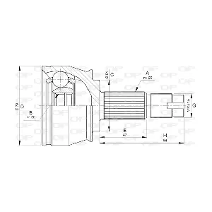CVJ5778.10 OPEN PARTS