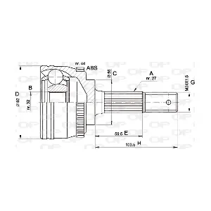 CVJ5339.10 OPEN PARTS