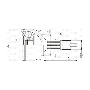 CVJ5682.10 OPEN PARTS