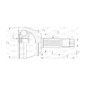 CVJ5595.10 OPEN PARTS