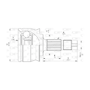 CVJ5531.10 OPEN PARTS