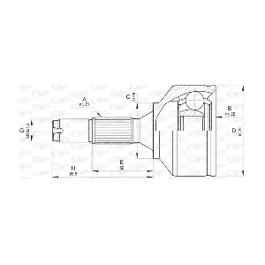 CVJ5837.10 OPEN PARTS