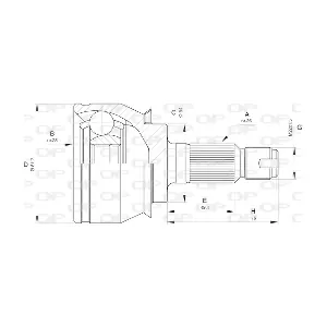 CVJ5528.10 OPEN PARTS