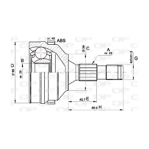 CVJ5275.10 OPEN PARTS