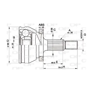 CVJ5167.10 OPEN PARTS