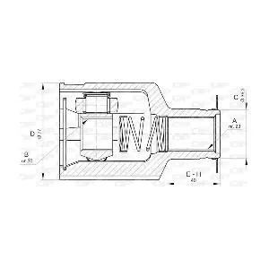 CVJ5834.20 OPEN PARTS