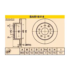 BAR16114 BARUM