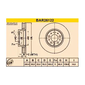 BAR26122 BARUM