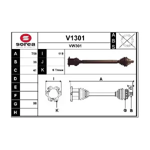V1301 SNRA
