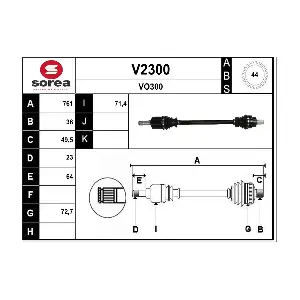 V2300 SNRA