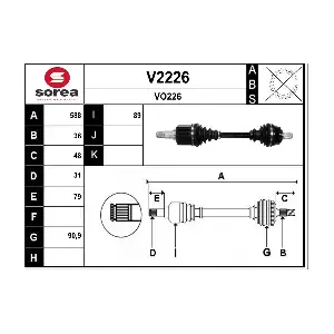 V2226 SNRA