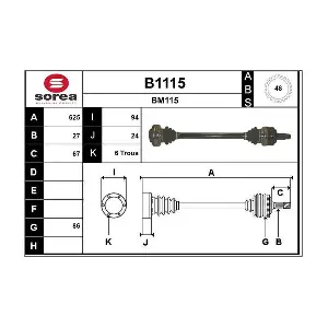 B1115 SNRA