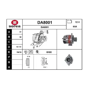 DA8001 SNRA