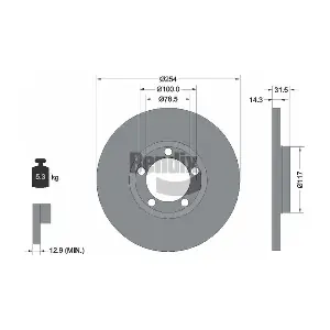 BDS2141 BENDIX Braking