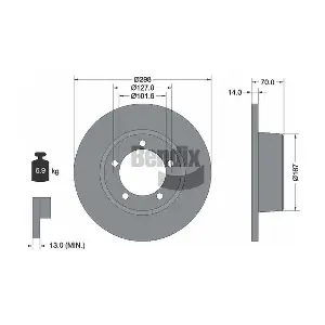 BDS1769 BENDIX Braking