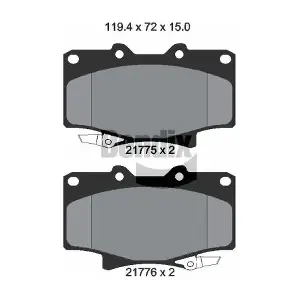 BPD1844 BENDIX Braking