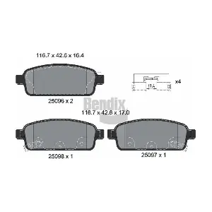 BPD1060 BENDIX Braking